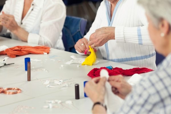 "Crafts group at Old Gourock and Ashton Parish Church."